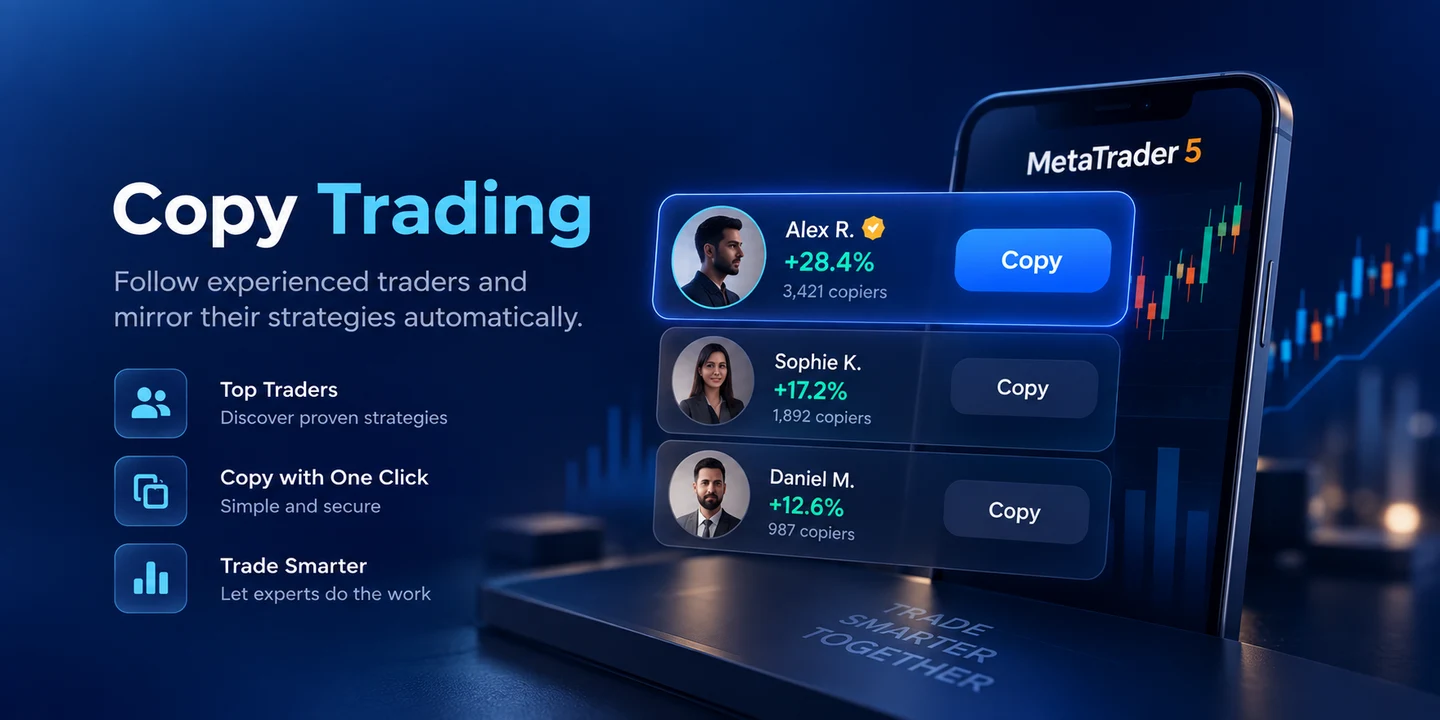 Illustrative copy trading platform