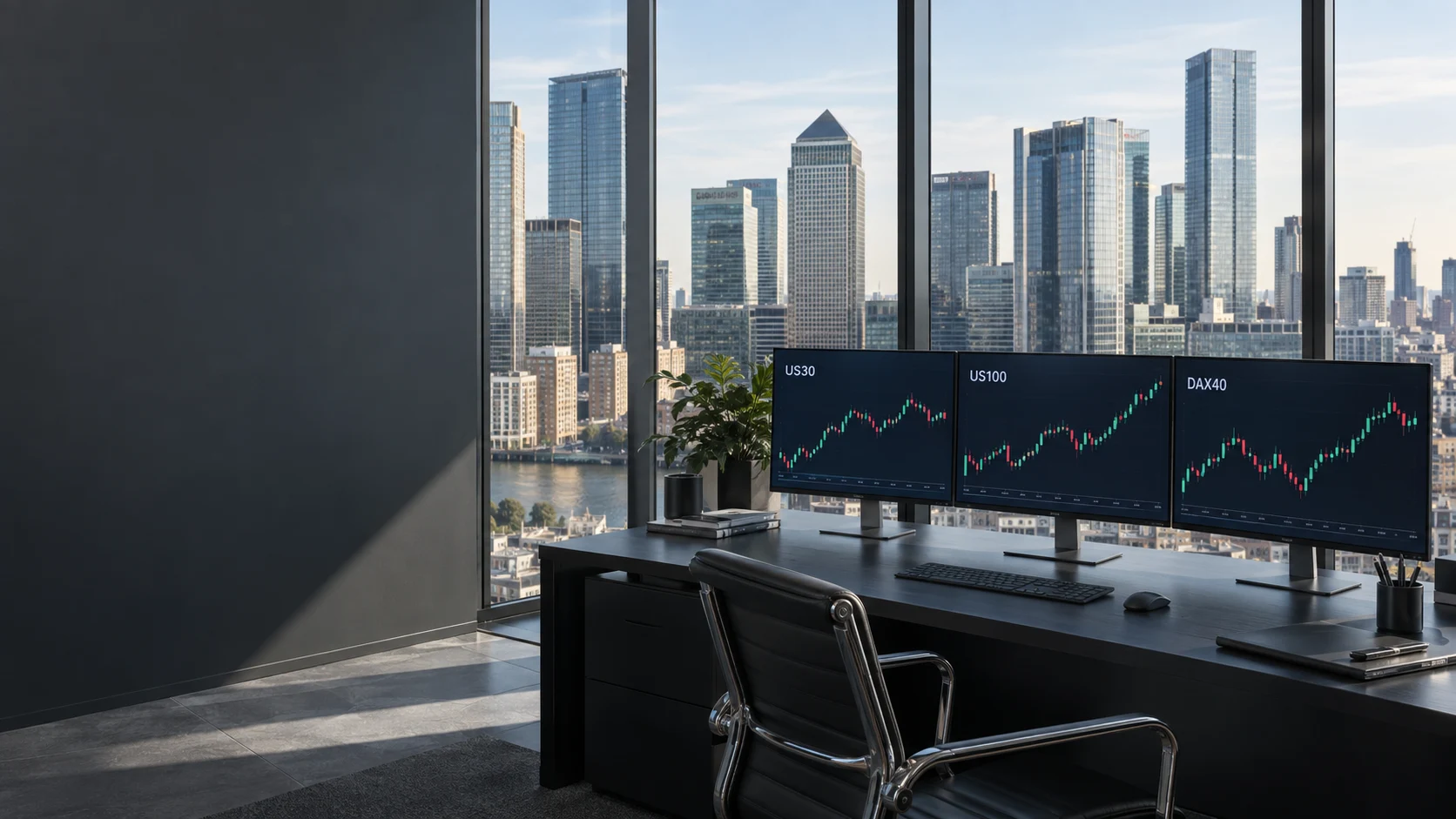 Illustrative global index analysis workstation
